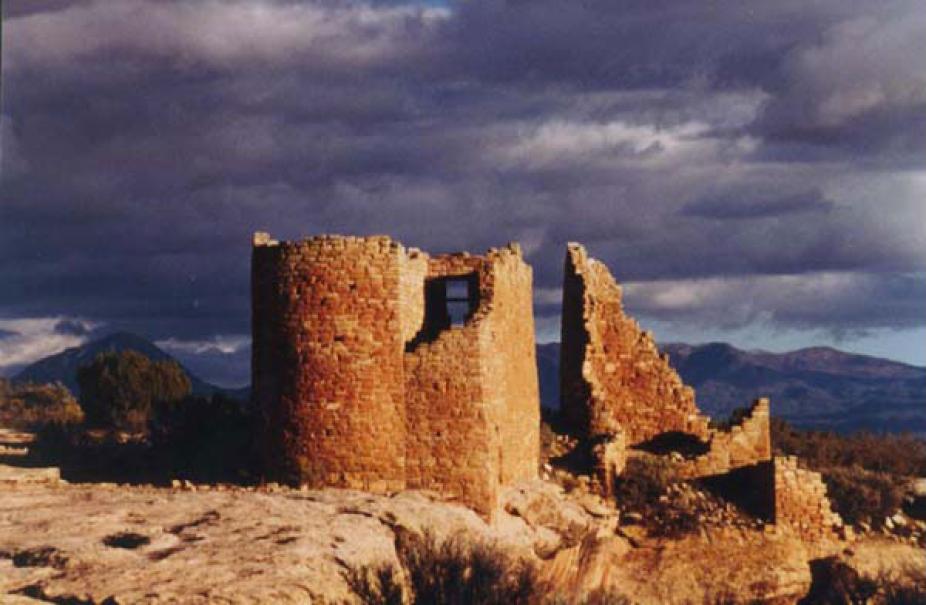 Hovenweep Castle in late afternoon, November 1998