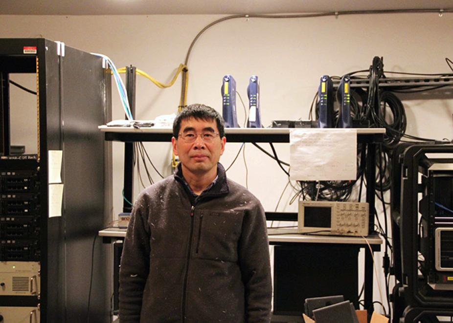 Qian Wu in the Resolute Station control room