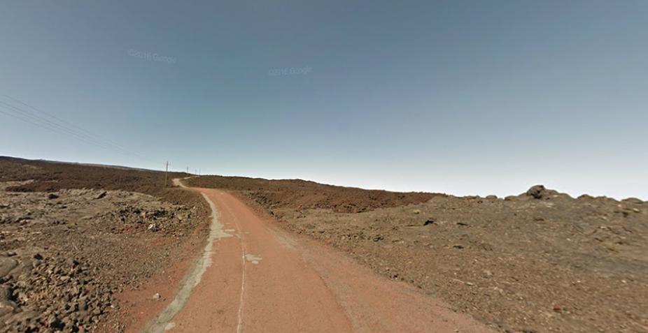 The road to Mauna Loa Observatory