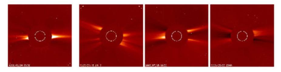 White-light images of the solar corona from LASCO/C2