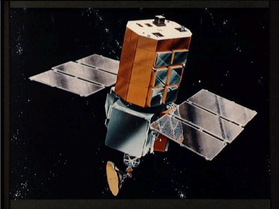 Artist's rendering of SMM in orbit