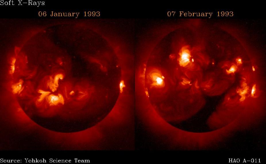 January 6, 1993 and February 7, 1993: Soft-Xray images