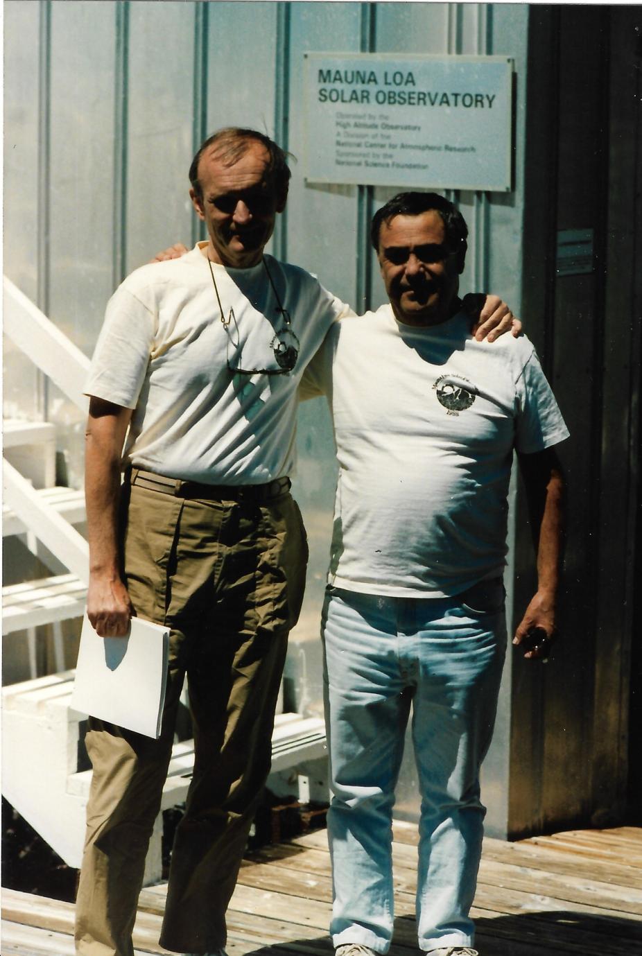 Charlie is visited by the NCAR Director Bob Serafin 