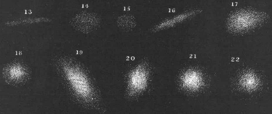 Drawing of Nebulae by William Herschel.