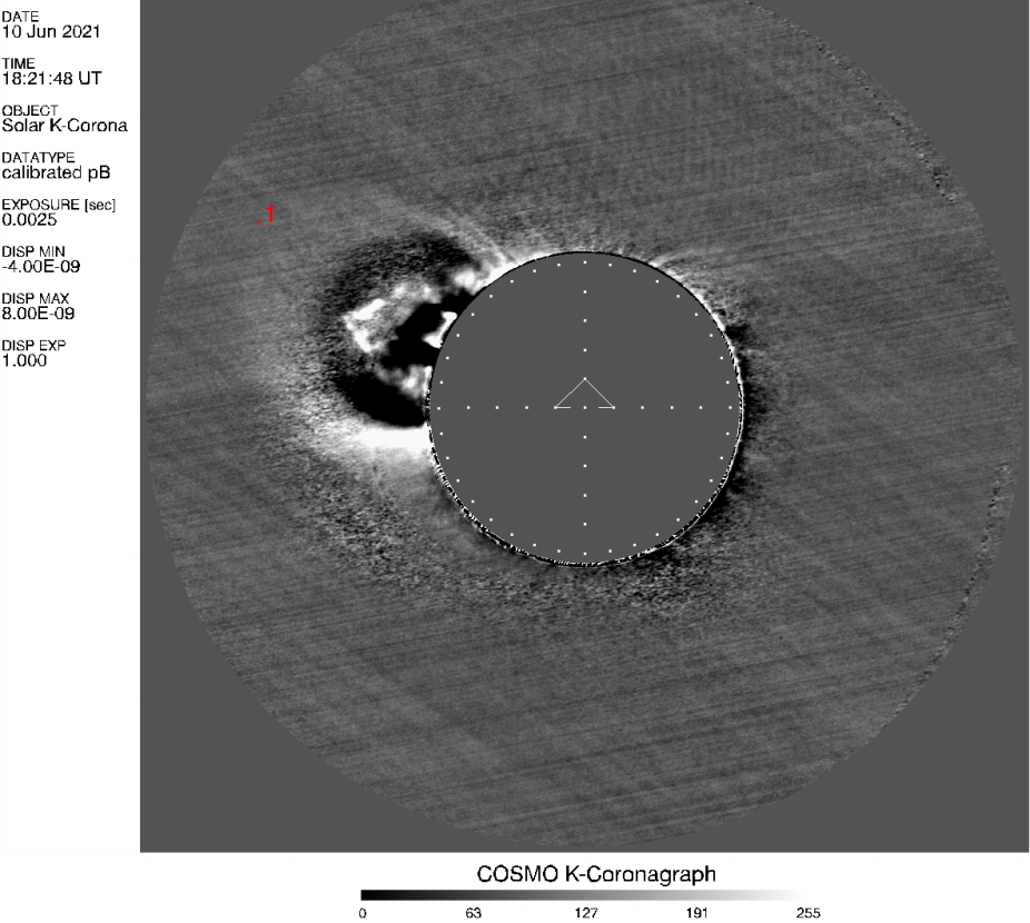 CME subtraction image from Jun 10, 2021