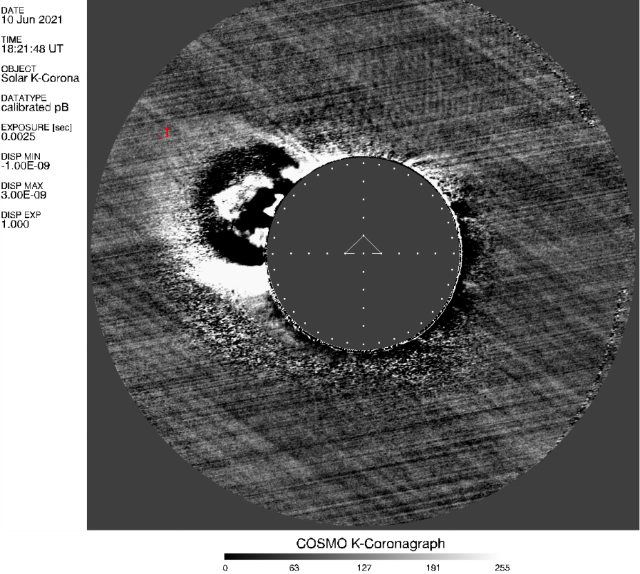 CME subtraction image from Jun 10, 2021, increased contrast