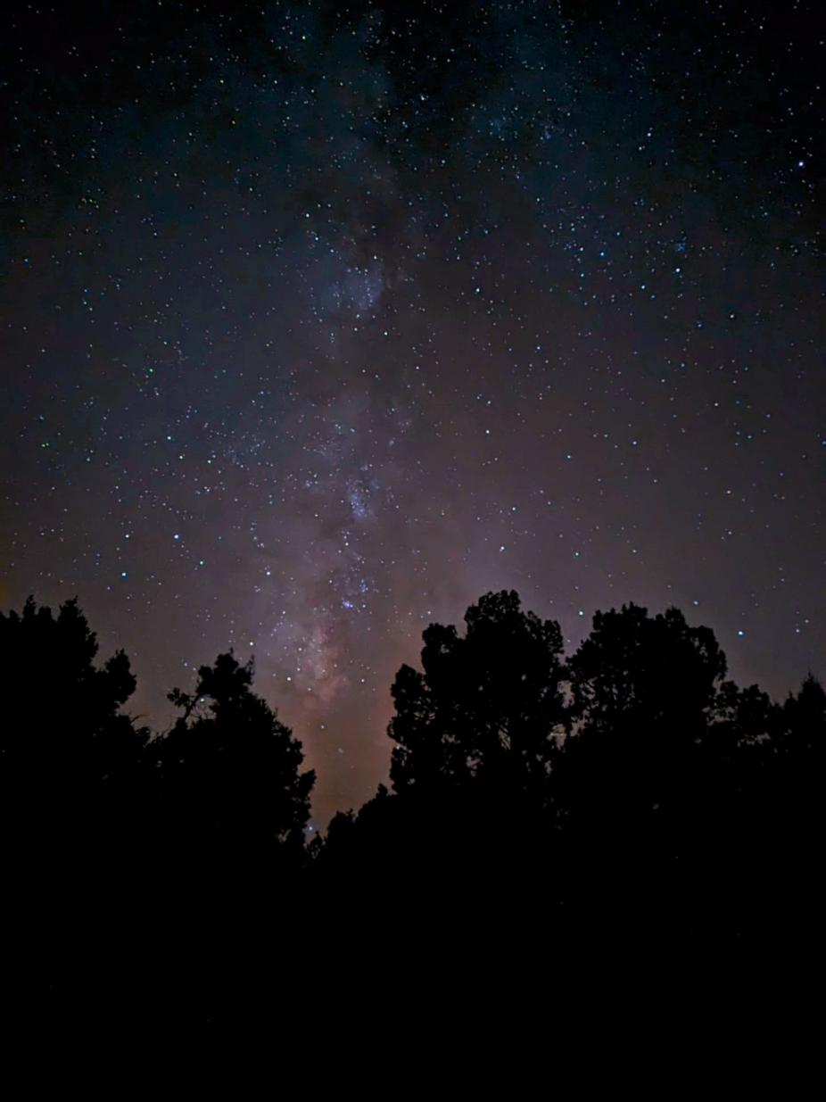 Hovenweep annular eclipse expedition, starry night sky