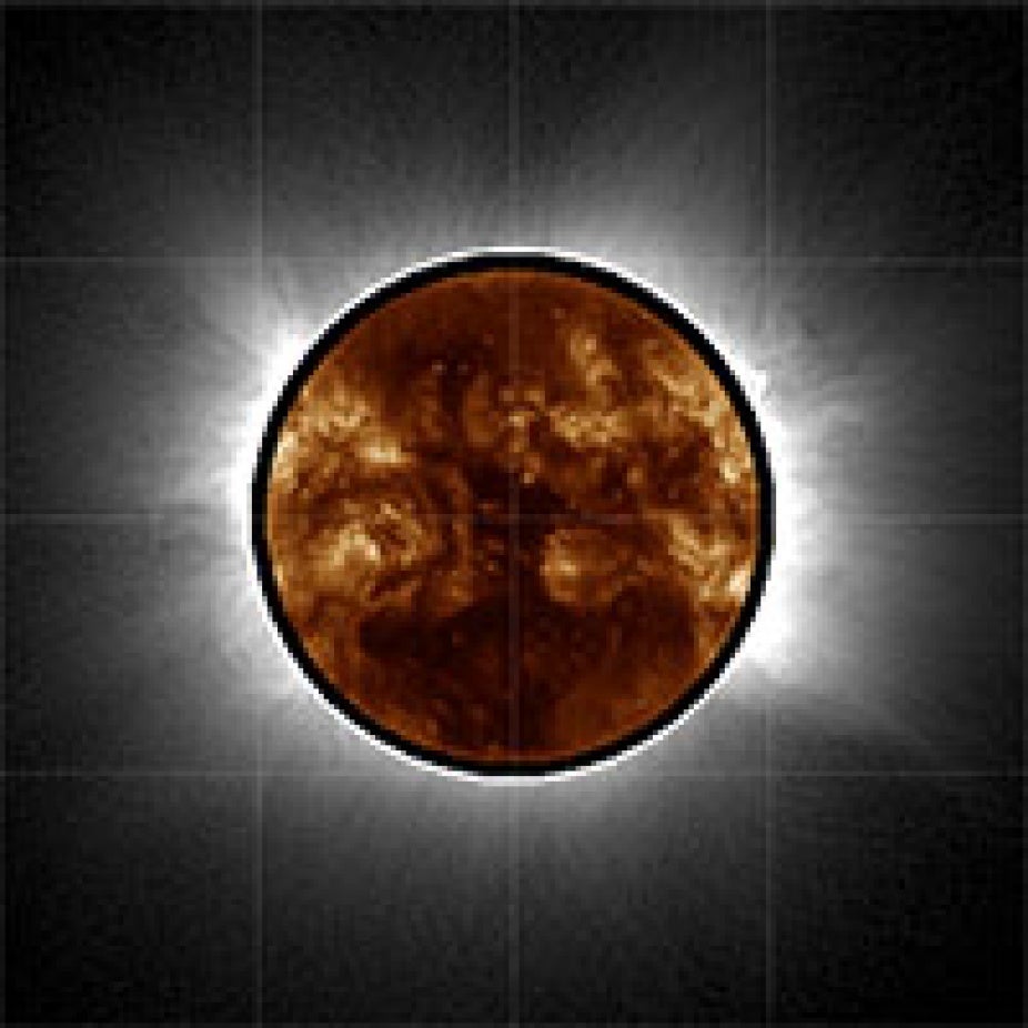 Composite image of AIA and K-Cor data.