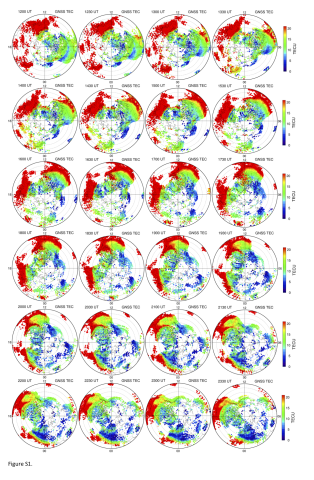 Large-scale ionospheric disturbances during the 17 March 2015 storm