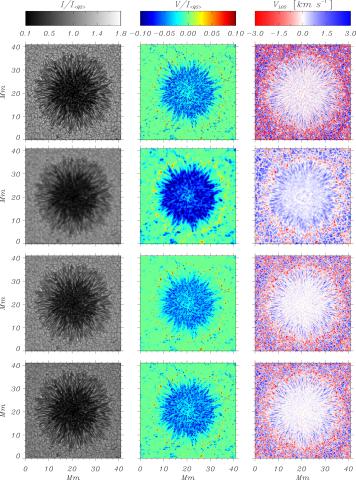 Sunspot simulations