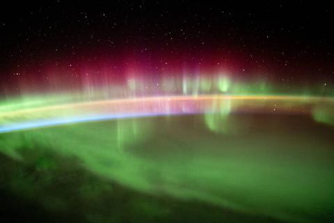 Aurora from ISS