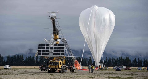 HIWIND at the Wanaka Airport before launch on April 17. 2025.
