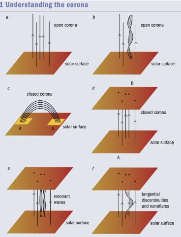 Magnetic field lines in the corona