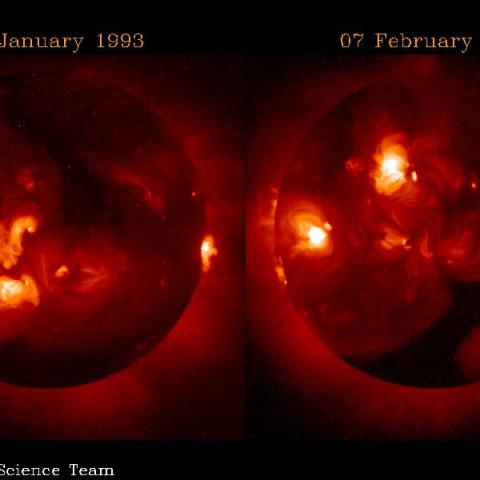 January 6, 1993 and February 7, 1993: Soft-Xray images