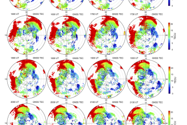 Large-scale ionospheric disturbances during the 17 March 2015 storm