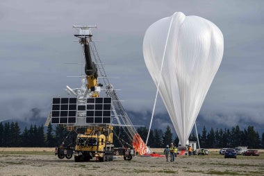 HIWIND at the Wanaka Airport before launch on April 17. 2025.